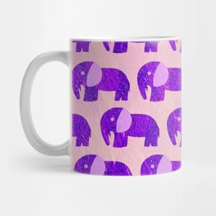 elephant kitsch ecopop safari of love zentangle art Mug